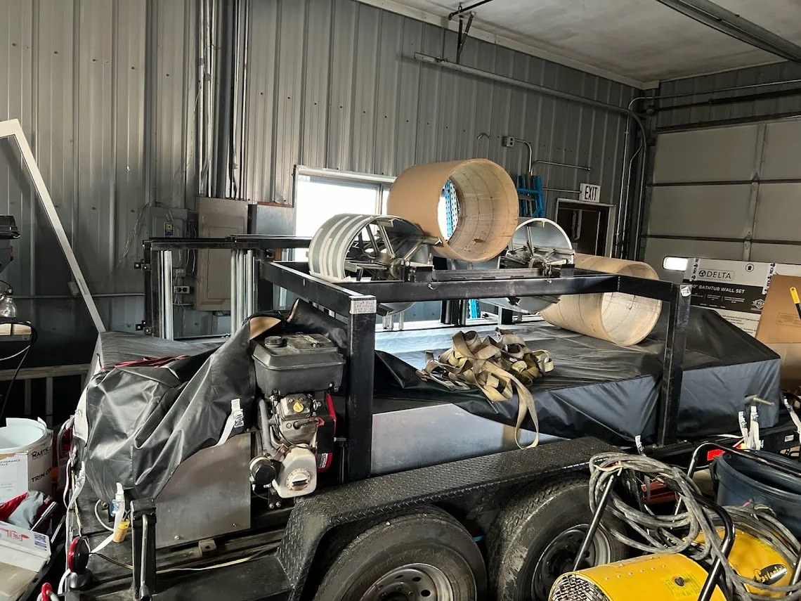 Used 2004 new tech SSP Roof Panel Rollformer machine