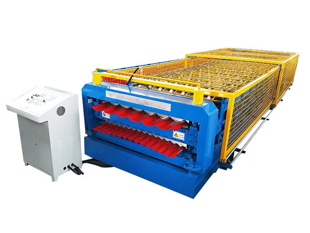 Huachen CE Certificated Double Deck Roll Forming Machine