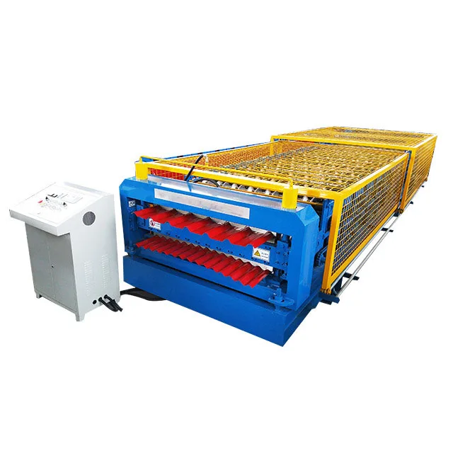 Huachen CE Certificated Double Deck Roll Forming Machine
