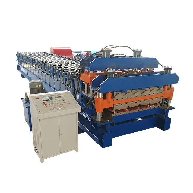 Huachen Glazed Tile Double Deck Roll Forming Machine