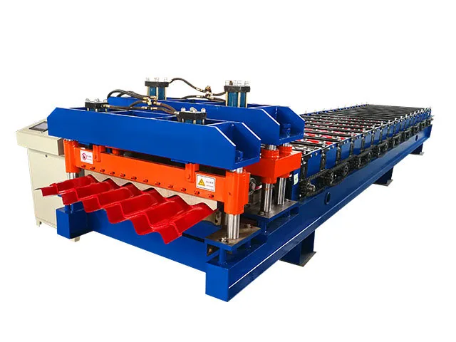 Huachen Glazed Tile Roof Sheet Roll Forming Machine