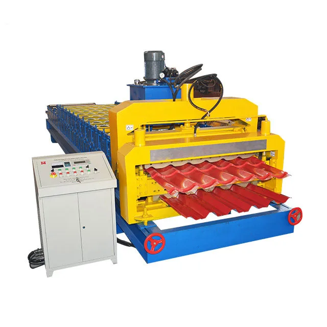 Huachen Steel Tile Double Layer Roll Forming Machine