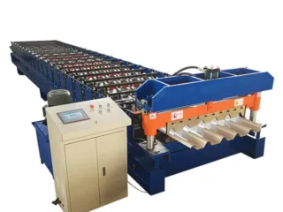 Huachen Trapezoid Roofing Sheet Roll Forming Machine – photo 1
