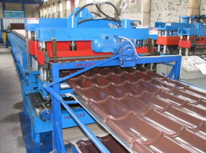 Industrial-metal-tile-forming-machine