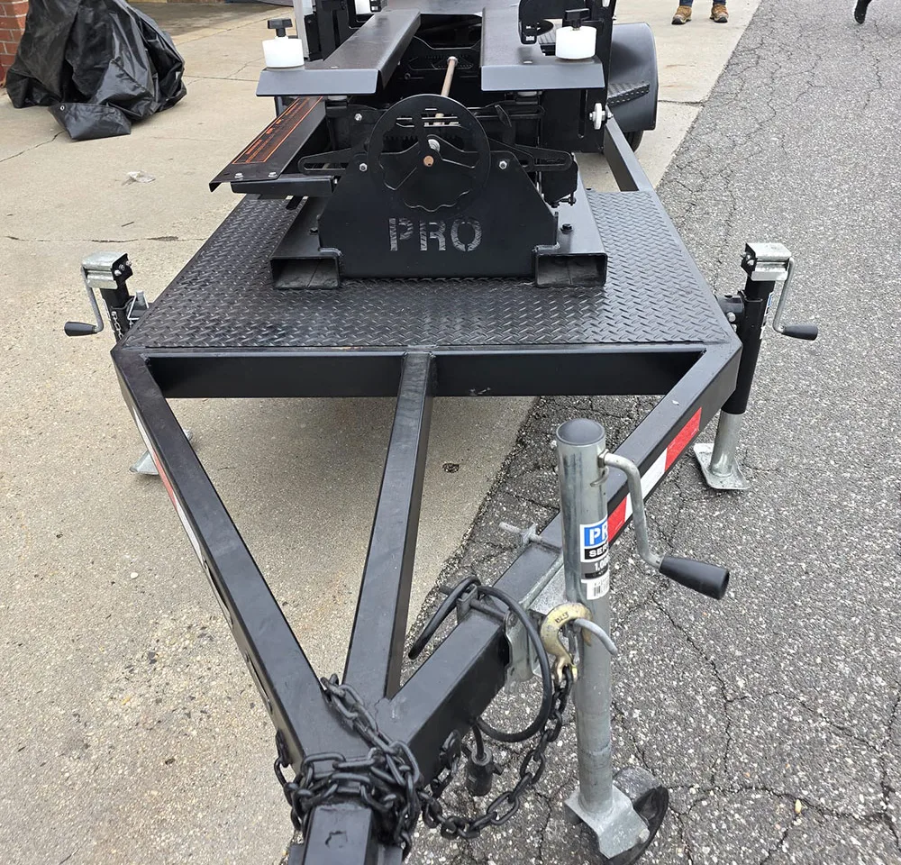ESE Machinery Snap table with trailer