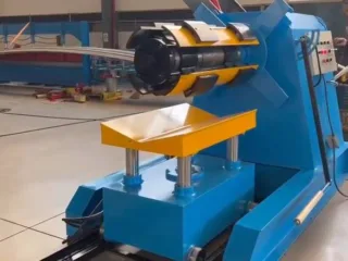 Huachen Hydraulic Decoiler with Coil Car – photo 3